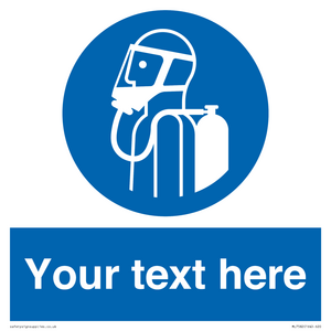 Custom use self contained breathing appliance